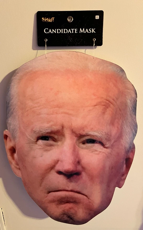 Pouty Joe Biden Candidate Mask By Spirit/New With Tag/Hard Foam w strap/Funny - Image 1 of 1
