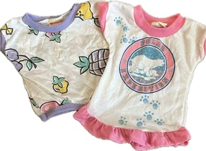 TWO Vintage Ronnie Jama Doll Pjs Pajamas For CPK Or American Girl Dolls - Picture 1 of 8