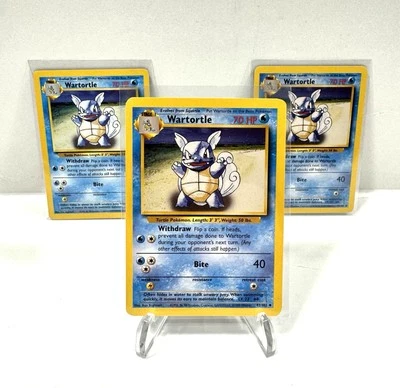 Wartortle 1999 Base Set 42/102 Pokemon Card 151 WOTC - * PACK FRESH NEW! * - Image 1 of 3