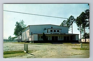 Fort Stewart GA-Georgia, Fort Stewart Theater, Antique Vintage Souvenir Postcard - Picture 1 of 2