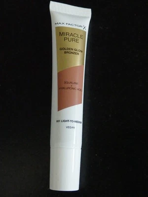 Max Factor Miracle Pure Golden Glow BRONZER 001 Light to Medium - Bild 1 von 4
