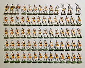 Konvolut, 69 Römer, Legionäre mit Schleuder, Schwert, Lanze, handbemalt, 30 mm - Bild 1 von 7