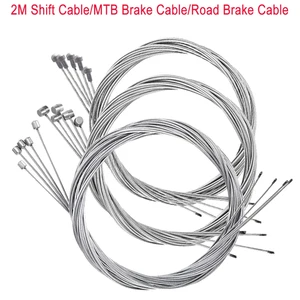 5-teiliges 2 m MTB Rennrad Bremszug Edelstahl Schaltung Innenkabel Set UK - Bild 1 von 11