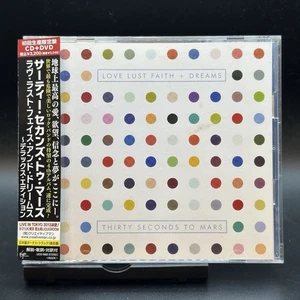 Thirty Seconds To Mars / Love Lust Faith + Dreams 2013 Japan OBI CD+DVD - Picture 1 of 7