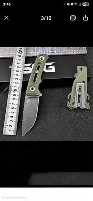  SOG fx Knife Fixed Blade W/Sheath - Image 1 of 2