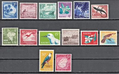 NAURU:1966 SC#58-71 MNH AP3804 - Image 1 of 2