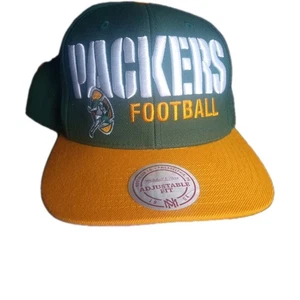 CAPPELLO GREEN BAY PACKERS MITCHELL & Ness vestibilità regolabile - Foto 1 di 9