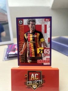 2023/24 TOPPS SPFL MATCH ATTAX BRIAN GRAHAM PURPLE PARALLEL A28 - Picture 1 of 1