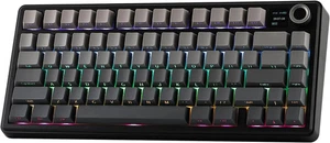 EPOMAKER X AULA F75 MAX WIRELESS MECHANICAL KEYBOARD TFT BLACK GRADIENT NEW INBX - Picture 1 of 22