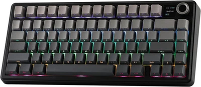 EPOMAKER X AULA F75 MAX WIRELESS MECHANICAL KEYBOARD TFT BLACK GRADIENT NEW INBX - Image 1 of 4