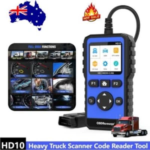 For Iveco Heavy Truck Scanner Automotive Tool HD10 OBDII Code Reader AU - Imagen 1 de 11