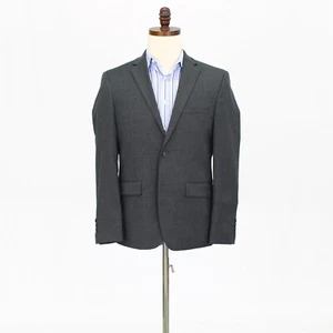 APT 9 38S Gray Sport Coat Blazer Jacket Solid 2B Polyester - Picture 1 of 11