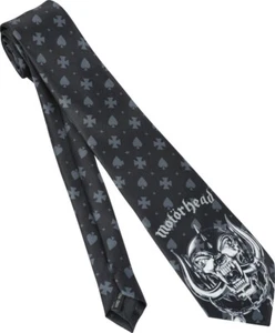 Motorhead Warpig Necktie Tie Heavy Metal Band Ace of Spades NEW - Picture 1 of 3