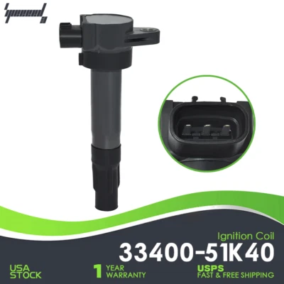 1x OEM Ignition Coil 33400-51K40 for Suzuki Swift SX4 Kizashi Grand Vitara 2.0 2 - Image 1 of 4