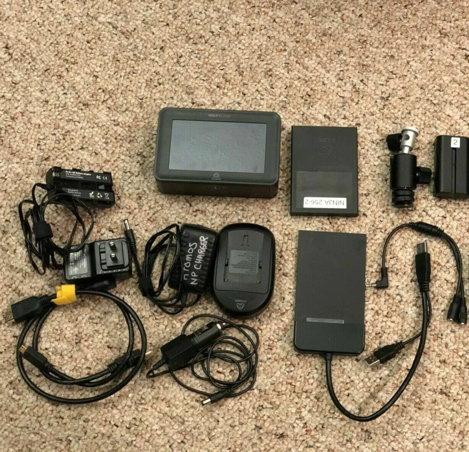ATOMOS Ninja Blade 5" HDMI On-Camera Monitor Recorder 250gb SSD 2 batteries lanc - Image 1 of 1