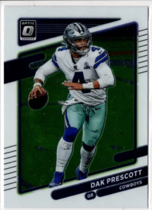 2021 Panini Donruss Optic Football Dak Prescott No. 22 Dallas Cowboys - Bild 1 von 2