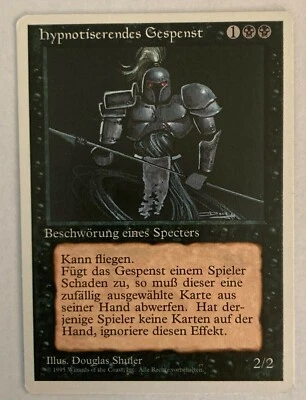 MTG German Revised (White Border) - Hypnotic Specter (Hypnotiserendes Gespenst) - Image 1 of 2