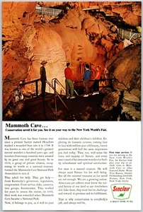 1964 Sinclair Oil Mammoth Cave See On Way To New York World's Fair Print Ad - Picture 1 of 1