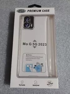 Premium Handyhülle für Mot G 5G 2023 NEU transparent - Bild 1 von 6