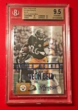 LEVEON BELL 2015 Prestige Extra Point Blue #76 BGS 9.5 - Gem Mint