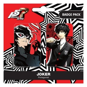 Persona 5 Royal Pin Abzeichen Ansteck Buttons Doppelpack Set A NEU OVP - Picture 1 of 1
