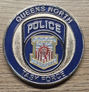 NYPD Queens North Task Force Polizei Herausforderung Münze KOSTENLOSER VERSAND - Bild 1 von 3