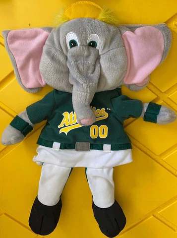 Stomper MLB Oakland Athletics A’s Mascot Plush Trumpet The Hand Puppet 14" Cover