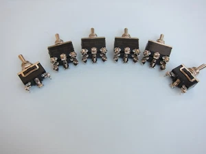 Lowrider Hydraulics Toggle Switch 6 prongs, & 3 prongs kit, 6 pack, smooth lever - Picture 1 of 11