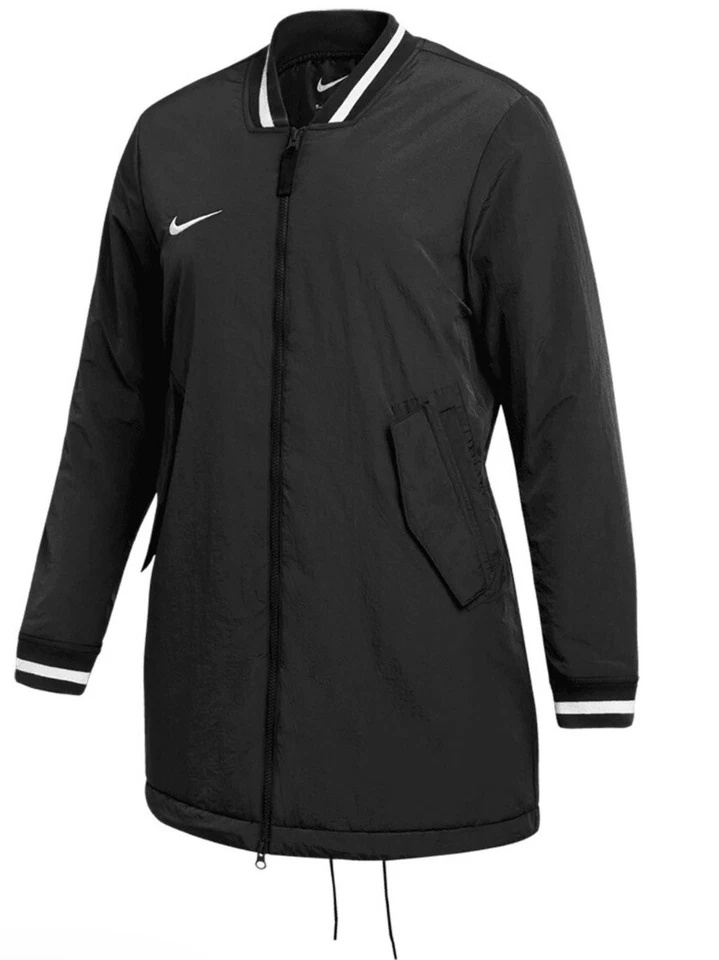 Nike Women's Dugout Jacket DC9103-010 Black Size L Activewear Fashion