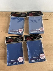 ULTRA PRO 50CT BLUE STANDARD DECK PROTECTOR SLEEVES.Lot Of 4 - Picture 1 of 5