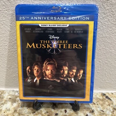 THE THREE MUSKETEERS (1993) BLU-RAY DISNEY MOVIE CLUB DMC EXCLUSIVE OOP NEW - Image 1 of 4