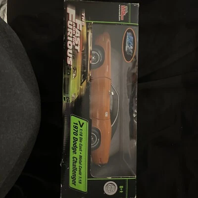 Dodge Challenger 1970 Die Cast Car R/T Hemi 1:18 Ertl Fast and the Furious como nuevo Foto 1 de 3