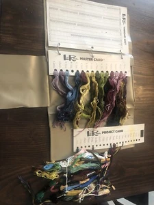 LoRan Embroidery Thread in Case Different Colors of Mixed Lengths Plus Extras - Picture 1 of 4