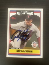 2006 Topps #UH251 David Eckstein St Louis Cardinals Signed Card Autographed