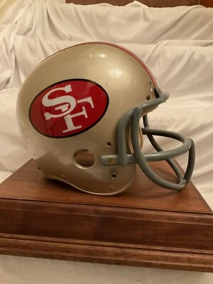 Оригинальный винтажный футбольный шлем Wilson на заказ San Francisco 49ers Butterfly OPO - Изображение 1 из 4