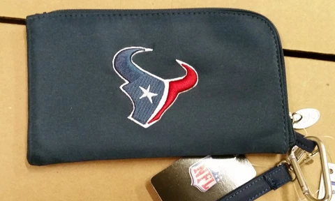 Houston Texans ID Wallet Wristlet Cell Phone Case Charm 14 Purse Cover