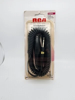 RCA AH80 20' Stereo Headphone Extension Cable AH-80 New - Image 1 of 4