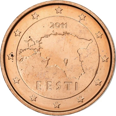 [#1278168] Estonia, 2 Euro Cent, 2011, Vantaa, Copper Plated Steel, MS, KM:62 - Image 1 of 2