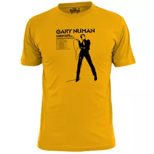Mens Gary Numan Tour Poster T Shirt Electronic - Picture 1 of 3