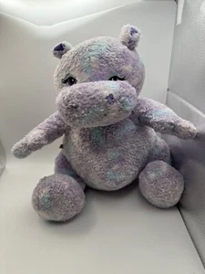 Build-A Bear Hip Hippo Tie Dye Purple Blue 11" Retired - Picture 1 of 7