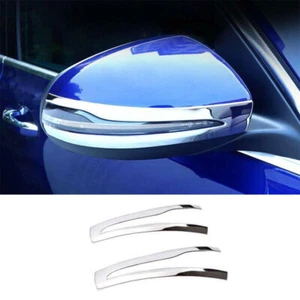 Exterior Rear View Mirror Strip Trim Fit For Benz GLB 2020-2022 Silver Titanium - Picture 1 of 8