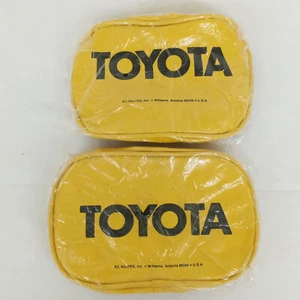KC Hilites Vintage TOYOTA Light Covers Yellow Rectangle 7'' NEW Set of 2 - Picture 1 of 6