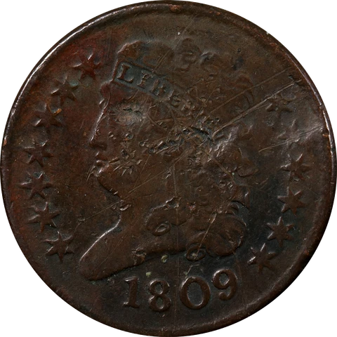 1809 Half Cent Great Deals From The Executive Coin Company Cover