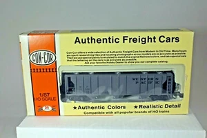CON-COR HO PS-2 Covered Hopper Western Pacific 0001-009521 Gray WP 11506 - Picture 1 of 3