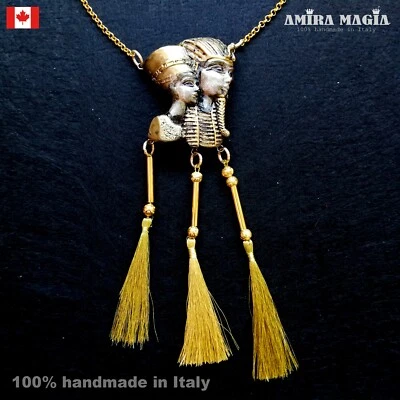 Egyptian God Goddess Pharaon Sphinx Pyramid Ancien Egypt Jewelry Pendant Papyrus - Image 1 of 4