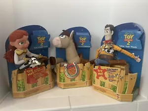 Toy Story 2 Bundle Talking Woody Jessie And Bullseye - Picture 1 of 14