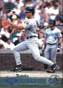 1999 Pacific Platinum Blue Arizona Diamondbacks Baseball Card #22 Travis Lee