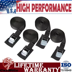 16FT x 1" Tie Down Lashing Cargo Tie-Down Strap Padded Cam Lock Buckle 300pounds - Picture 1 of 12