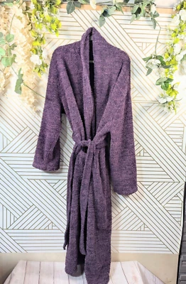 Barefoot Dreams Womens Robe Purple Soft Knit Cozy Chic Belted Lounge Size 2 - Image 1 of 4