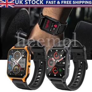 2024 Blood Pressure Smart Watch Men Fitness Tracker Wristwatch Blueooth Call UK - Picture 1 of 14